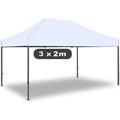 GrecoShop Gazebo Pieghevole Impermeabile 3x2m – Struttura a Fisarmonica Rapida con Telo Rinforzato, Borsa da Trasporto e Montaggio Veloce per Giardino, Eventi, Fiere, Mercatini e Outdoor (Cod. ) GrecoShop Gazebo Pieghevole Impermeabile 3x2m – Struttura a Fisarmonica Rapida con Telo Rinforzato, Borsa da Trasporto e Montaggio Veloce per Giardino, Eventi, Fiere, Mercatini e Outdoor (Cod. )
