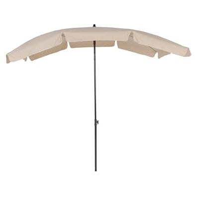 greemotion Ombrellone Rettangolare, inclinabile e Regolabile, Protezione UV 50+, in Acciaio e Poliestere, ca. 230 x 150 cm, Grigio Antracite/Beige greemotion Ombrellone Rettangolare, inclinabile e Regolabile, Protezione UV 50+, in Acciaio e Poliestere, ca. 230 x 150 cm, Grigio Antracite/Beige