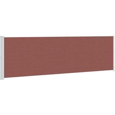 vidaXL Tenda da Sole Laterale Retrattile per Patio 180x600 cm Marrone vidaXL Tenda da Sole Laterale Retrattile per Patio 180x600 cm Marrone