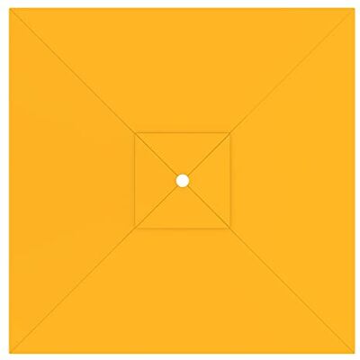 paramondo Telo di Ricambio per Ombrellone da Giardino Interpara Quadrato 3x3m, incl. Air Vent, Lavabile, Giallo paramondo Telo di Ricambio per Ombrellone da Giardino Interpara Quadrato 3x3m, incl. Air Vent, Lavabile, Giallo
