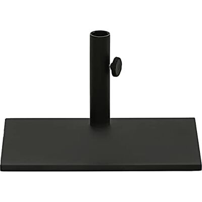 Dehner Portaombrelli ca. 49 x 30 x 24,5 cm, 20 kg, Metallo, Nero Dehner Portaombrelli ca. 49 x 30 x 24,5 cm, 20 kg, Metallo, Nero