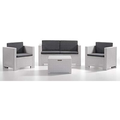 BICA - Colorado - Bianco - 4-Piece - Garden furniture set BICA - Colorado - Bianco - 4-Piece - Garden furniture set