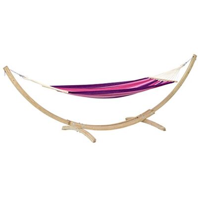 AMAZONAS Hammock Star Set con Amaca Tonga Candy, Viola, 358x105x113 cm AMAZONAS Hammock Star Set con Amaca Tonga Candy, Viola, 358x105x113 cm
