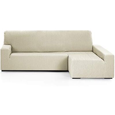 Martina Home Emilia Copri Chaise Longue Elastico Braccio Destro Lungo (Visto di Fronte) Avorio Martina Home Emilia Copri Chaise Longue Elastico Braccio Destro Lungo (Visto di Fronte) Avorio