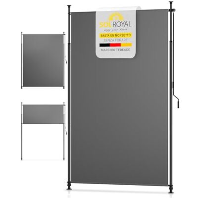 Sol Royal tenda da sole a morsetto verticale per esterni balconi senza Sol Royal tenda da sole a morsetto verticale per esterni balconi senza
