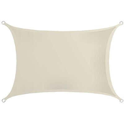 AMANKA UPF50+ Tenda da Sole UV 2x3 Rettangolo Poliestere Idrorepellente Vela Protezione Solare AMANKA UPF50+ Tenda da Sole UV 2x3 Rettangolo Poliestere Idrorepellente Vela Protezione Solare