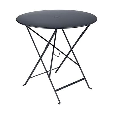 Fermob Tavolo Rotondo Bistro Gamma 2026, Acciaio, Carbonio, Pieghevole, per Esterno, Ø 77 x H 74 cm Fermob Tavolo Rotondo Bistro Gamma 2026, Acciaio, Carbonio, Pieghevole, per Esterno, Ø 77 x H 74 cm