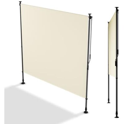 Juskys Tenda Verticale Barbados 200x310 cm Tenda a pinza estensibile, protezione solare e visiva, resistente alle intemperie e ai raggi UV, idrorepellente Beige Juskys Tenda Verticale Barbados 200x310 cm Tenda a pinza estensibile, protezione solare e visiva, resistente alle intemperie e ai raggi UV, idrorepellente Beige