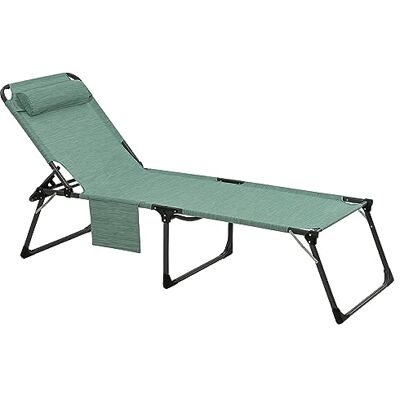 Dehner Mallorca, ca. 227 x 45,5 x 71 cm, Cuscino Incluso, in Alluminio/textilene, Verde Dehner Mallorca, ca. 227 x 45,5 x 71 cm, Cuscino Incluso, in Alluminio/textilene, Verde