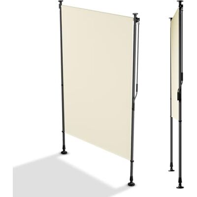 Juskys Tenda Verticale Barbados 120x310 cm Tenda a pinza estensibile, protezione solare e visiva, resistente alle intemperie e ai raggi UV, idrorepellente Beige Juskys Tenda Verticale Barbados 120x310 cm Tenda a pinza estensibile, protezione solare e visiva, resistente alle intemperie e ai raggi UV, idrorepellente Beige