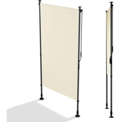 Juskys Tenda Verticale Barbados 100x310 cm Tenda a pinza estensibile, protezione solare e visiva, resistente alle intemperie e ai raggi UV, idrorepellente Beige Juskys Tenda Verticale Barbados 100x310 cm Tenda a pinza estensibile, protezione solare e visiva, resistente alle intemperie e ai raggi UV, idrorepellente Beige