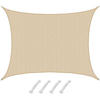 AMANKA Vela Ombreggiante 7x5 Permeabile 90% Protezione UV Vele Parasole da Esterno Tela Ombreggiante da Giardino Parasole Vela Giardino Telo Pergole Telo per Tende da Esterno Tenda Ombra Mare AMANKA Vela Ombreggiante 7x5 Permeabile 90% Protezione UV Vele Parasole da Esterno Tela Ombreggiante da Giardino Parasole Vela Giardino Telo Pergole Telo per Tende da Esterno Tenda Ombra Mare