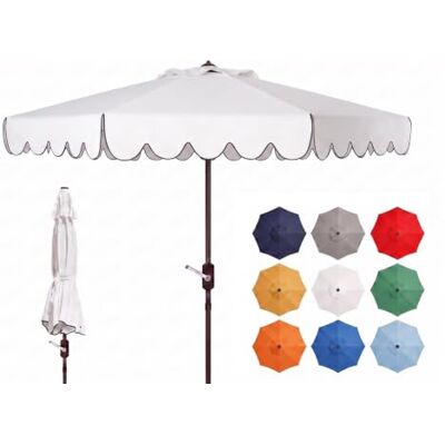 Ombrello Dorinda - Bianco/nero - Uso esterno Ombrello Dorinda - Bianco/nero - Uso esterno