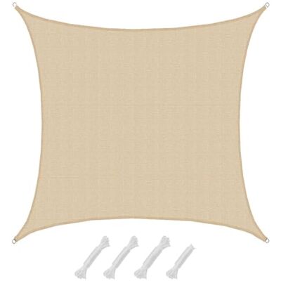 AMANKA Vela Ombreggiante 6x6 Permeabile 90% Protezione UV Vele Parasole da Esterno Tela Ombreggiante da Giardino Parasole Vela Giardino Telo Pergole Telo per Tende da Esterno Tenda Ombra Mare AMANKA Vela Ombreggiante 6x6 Permeabile 90% Protezione UV Vele Parasole da Esterno Tela Ombreggiante da Giardino Parasole Vela Giardino Telo Pergole Telo per Tende da Esterno Tenda Ombra Mare