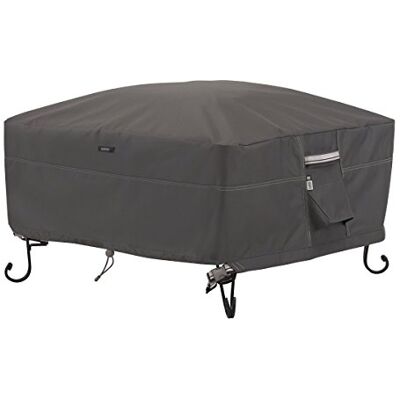 Classic Accessories Ravenna Square Fire Pit Copertura per Tavolo/ Classic Accessories Ravenna Square Fire Pit Copertura per Tavolo/