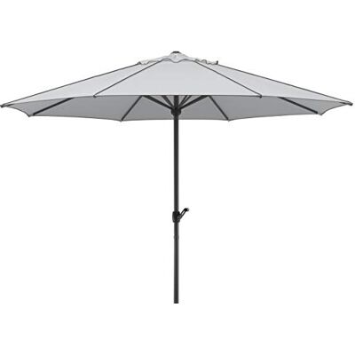 Schneider Ombrellone da Sartoria Adria, Diametro 350 cm, Colore Grigio Argento Schneider Ombrellone da Sartoria Adria, Diametro 350 cm, Colore Grigio Argento