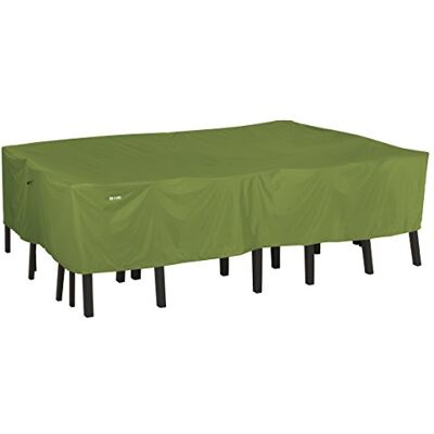 Classic Accessories Sodo 108 inch Rectangular/Oval Patio Table & Chair Set Cover Classic Accessories Sodo 108 inch Rectangular/Oval Patio Table & Chair Set Cover