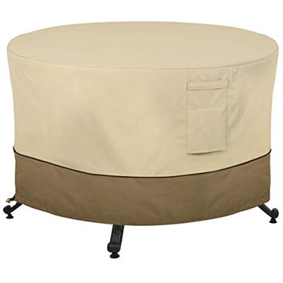 Classic Accessories Copertura rotonda per tavolino, 142,2 cm, ciottolo/corteccia/terra Classic Accessories Copertura rotonda per tavolino, 142,2 cm, ciottolo/corteccia/terra