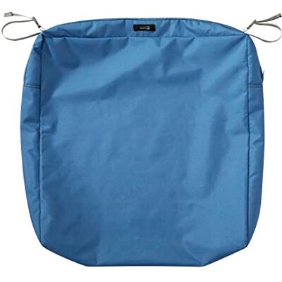 Classic Accessories Ravenna Fodera per Cuscino Quadrato per Sedia da Patio, Resistente, per Esterni, Blu Impero, 63,5 cm di Lunghezza x 63,5 cm di Larghezza x 12,7 cm di Spessore Classic Accessories Ravenna Fodera per Cuscino Quadrato per Sedia da Patio, Resistente, per Esterni, Blu Impero, 63,5 cm di Lunghezza x 63,5 cm di Larghezza x 12,7 cm di Spessore