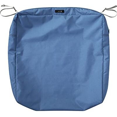 Classic Accessories Ravenna, cuscino rettangolare per sedia da patio, resistente per esterni, blu impero, 53 x 48 x 12 cm (lunghezza x larghezza x spessore) Classic Accessories Ravenna, cuscino rettangolare per sedia da patio, resistente per esterni, blu impero, 53 x 48 x 12 cm (lunghezza x larghezza x spessore)