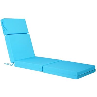 VEVOR Set di 2 Cuscino per Chaise Longue, 182,9 x 53,3 x 7,6 cm, Impermeabili Resistenti allo Sbiadimento, per Sdraio con Lacci, Spessi Cuscini per Sdraio da Giardino per Piscina, Verde Acqua VEVOR Set di 2 Cuscino per Chaise Longue, 182,9 x 53,3 x 7,6 cm, Impermeabili Resistenti allo Sbiadimento, per Sdraio con Lacci, Spessi Cuscini per Sdraio da Giardino per Piscina, Verde Acqua