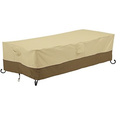 Classic Accessories Copertura per Tavolo/braciere Rettangolare da Giardino, Veranda Classic Accessories Copertura per Tavolo/braciere Rettangolare da Giardino, Veranda