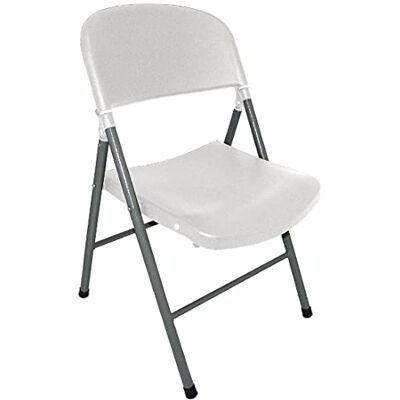 Bolero Foldaway Utility Chair, bianco (confezione da 2) Bolero Foldaway Utility Chair, bianco (confezione da 2)