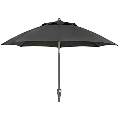 Dehner Ombrellone Kos Ø 220 cm Altezza 227 cm Alluminio/Poliestere Grigio Scuro Dehner Ombrellone Kos Ø 220 cm Altezza 227 cm Alluminio/Poliestere Grigio Scuro
