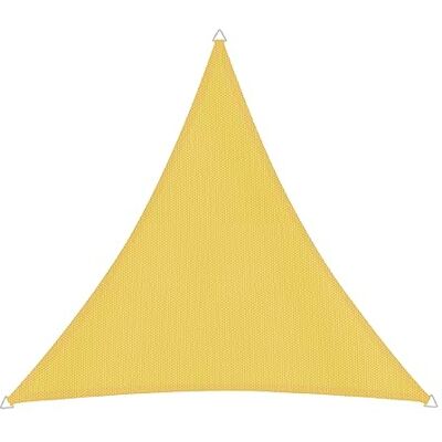 Windhager Cannes Tenda Parasole Triangolare, 4 x 4 m, per Giardino e terrazzo, Resistente ai Raggi UV e alle intemperie, Colore: Giallo Windhager Cannes Tenda Parasole Triangolare, 4 x 4 m, per Giardino e terrazzo, Resistente ai Raggi UV e alle intemperie, Colore: Giallo