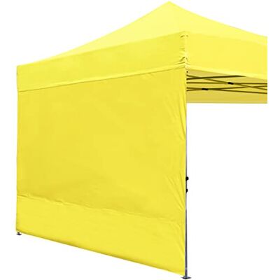 ABCCANOPY Pannello laterale per gazebo a gamba dritta 3 x 3 m, 1 confezione solo parete laterale (giallo) ABCCANOPY Pannello laterale per gazebo a gamba dritta 3 x 3 m, 1 confezione solo parete laterale (giallo)