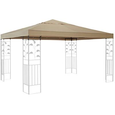 QUICK STAR Quick-Star Tetto di Ricambio per Gazebo, 3 x 3 m, Colore: Beige QUICK STAR Quick-Star Tetto di Ricambio per Gazebo, 3 x 3 m, Colore: Beige