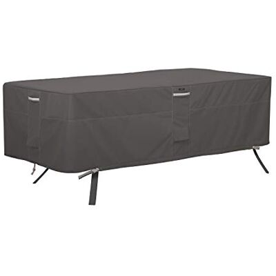 Classic Accessories Ravenna, copertura impermeabile per tavolo da giardino, rettangolare, ovale, 213 cm Classic Accessories Ravenna, copertura impermeabile per tavolo da giardino, rettangolare, ovale, 213 cm