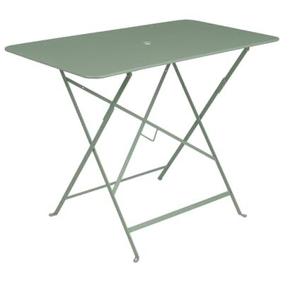 Fermob Tavolo Bistro Rettangolare in Acciaio Gamma 2026, 57x97 cm, per 4 Persone, con Foro per Ombrellone, Pieghevole, per Esterni Fermob Tavolo Bistro Rettangolare in Acciaio Gamma 2026, 57x97 cm, per 4 Persone, con Foro per Ombrellone, Pieghevole, per Esterni