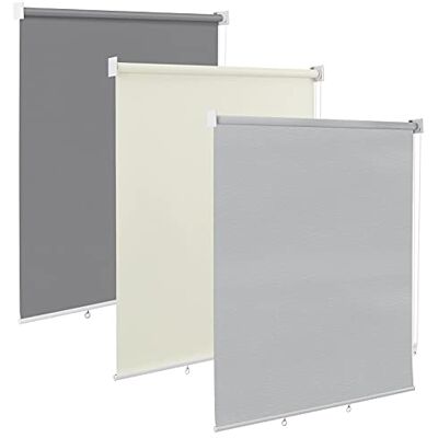 WOLTU Tenda da Sole Verticale con Catenella, Grigio 100x240 cm WOLTU Tenda da Sole Verticale con Catenella, Grigio 100x240 cm