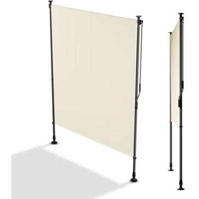 Juskys Tenda Verticale Barbados 150x310 cm Tenda a pinza estensibile, protezione solare e visiva, resistente alle intemperie e ai raggi UV, idrorepellente Beige Juskys Tenda Verticale Barbados 150x310 cm Tenda a pinza estensibile, protezione solare e visiva, resistente alle intemperie e ai raggi UV, idrorepellente Beige
