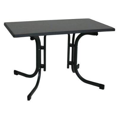 greemotion Tavolo pieghevole, antracite, nero, ca. 115 x 70 x 70 cm greemotion Tavolo pieghevole, antracite, nero, ca. 115 x 70 x 70 cm