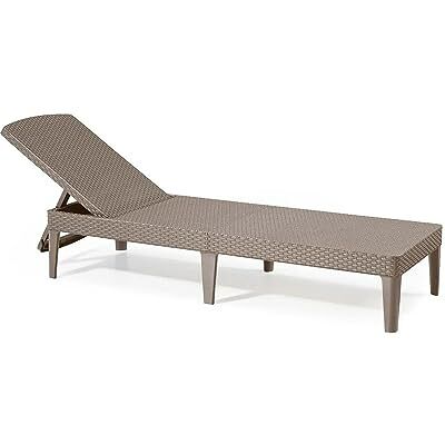 Keter Sdraio Prendi Sole da Esterno, Colore Cappuccino, 187.5 x 58 x 29 Centimetri Keter Sdraio Prendi Sole da Esterno, Colore Cappuccino, 187.5 x 58 x 29 Centimetri