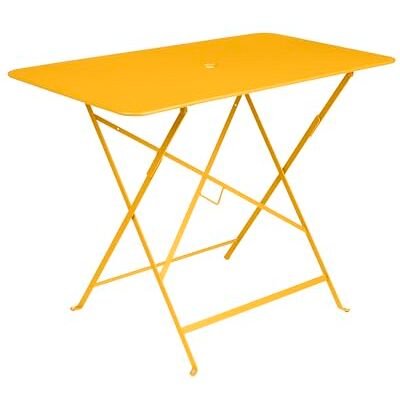 Fermob Tavolo Bistro Rettangolare in Acciaio Gamma 2026, 57x97 cm, per Esterni, Stile Parigino, 4 Posti, con Foro per Ombrellone Fermob Tavolo Bistro Rettangolare in Acciaio Gamma 2026, 57x97 cm, per Esterni, Stile Parigino, 4 Posti, con Foro per Ombrellone