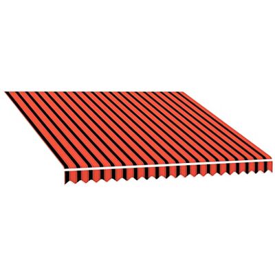vidaXL Tenda da sole per giardino, patio, terrazza, esterno, resistente ai raggi UV, 300 x 250 cm, colore: arancione e marrone vidaXL Tenda da sole per giardino, patio, terrazza, esterno, resistente ai raggi UV, 300 x 250 cm, colore: arancione e marrone