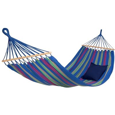 AMAZONAS Hammock Aruba Amaca Juniper, Blu, Blu, 310x80x5 cm AMAZONAS Hammock Aruba Amaca Juniper, Blu, Blu, 310x80x5 cm