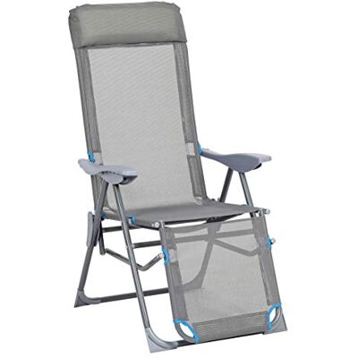 greemotion - Lido - Grigio - Textilene - Lettino prendisole greemotion - Lido - Grigio - Textilene - Lettino prendisole