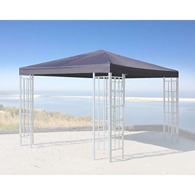 QUICK STAR Tetto di ricambio per Rank Gazebo 3x3m Antracite QUICK STAR Tetto di ricambio per Rank Gazebo 3x3m Antracite