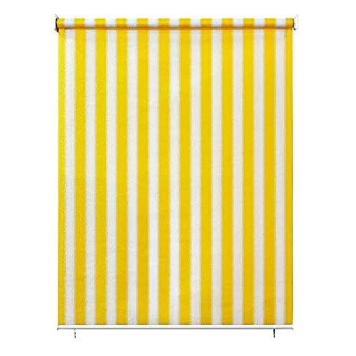 paramondo Tenda da Sole Verticale a Rullo per Esterno Avvolgibile Impermeabile Resistente Anti UV Protezione della Privacy Bianco, 180 x 240 cm bianco-giallo paramondo Tenda da Sole Verticale a Rullo per Esterno Avvolgibile Impermeabile Resistente Anti UV Protezione della Privacy Bianco, 180 x 240 cm bianco-giallo