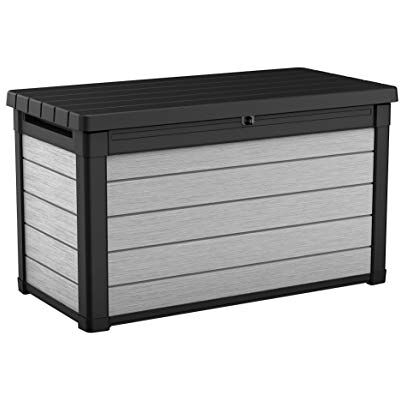 Keter Baule Denali Grigio 380 Lt In Resina Cm 122.9X62.1X70.9 H Keter Baule Denali Grigio 380 Lt In Resina Cm 122.9X62.1X70.9 H