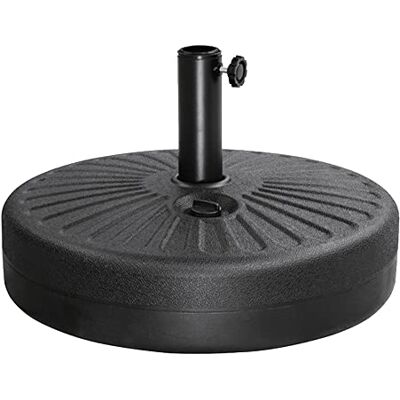 Bolero Base per ombrellone, colore nero, 20 litri Bolero Base per ombrellone, colore nero, 20 litri