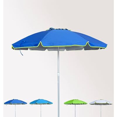 Beachline - Ombrellone da spiaggia Roma - protezione UV antivento alluminio 240cm Beachline - Ombrellone da spiaggia Roma - protezione UV antivento alluminio 240cm