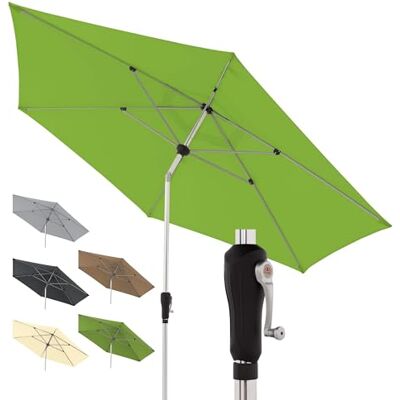Doppler Ombrellone da Giardino 330 cm in Alluminio – Pieghevole con manovella per Balcone o terrazza, Resistente alla Pioggia, con Protezione UV 80+ Doppler Ombrellone da Giardino 330 cm in Alluminio – Pieghevole con manovella per Balcone o terrazza, Resistente alla Pioggia, con Protezione UV 80+