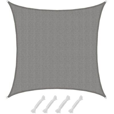 AMANKA Vela Ombreggiante 7x7 Permeabile 90% Protezione UV Vele Parasole da Esterno Tela Ombreggiante da Giardino Parasole Vela Giardino Telo Pergole Telo per Tende da Esterno Tenda Ombra Mare AMANKA Vela Ombreggiante 7x7 Permeabile 90% Protezione UV Vele Parasole da Esterno Tela Ombreggiante da Giardino Parasole Vela Giardino Telo Pergole Telo per Tende da Esterno Tenda Ombra Mare