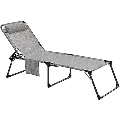 Dehner Mallorca, ca. 227 x 45,5 x 71 cm, Cuscino Incluso, in Alluminio/textilene, Colore: Grigio Chiaro Dehner Mallorca, ca. 227 x 45,5 x 71 cm, Cuscino Incluso, in Alluminio/textilene, Colore: Grigio Chiaro