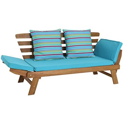 greemotion Panchina da Giardino in Legno di Acacia Borkum Panchina da Esterno a 2 posti con Cuscini Inclusi Panca da Balcone con braccioli inclinabili greemotion Panchina da Giardino in Legno di Acacia Borkum Panchina da Esterno a 2 posti con Cuscini Inclusi Panca da Balcone con braccioli inclinabili